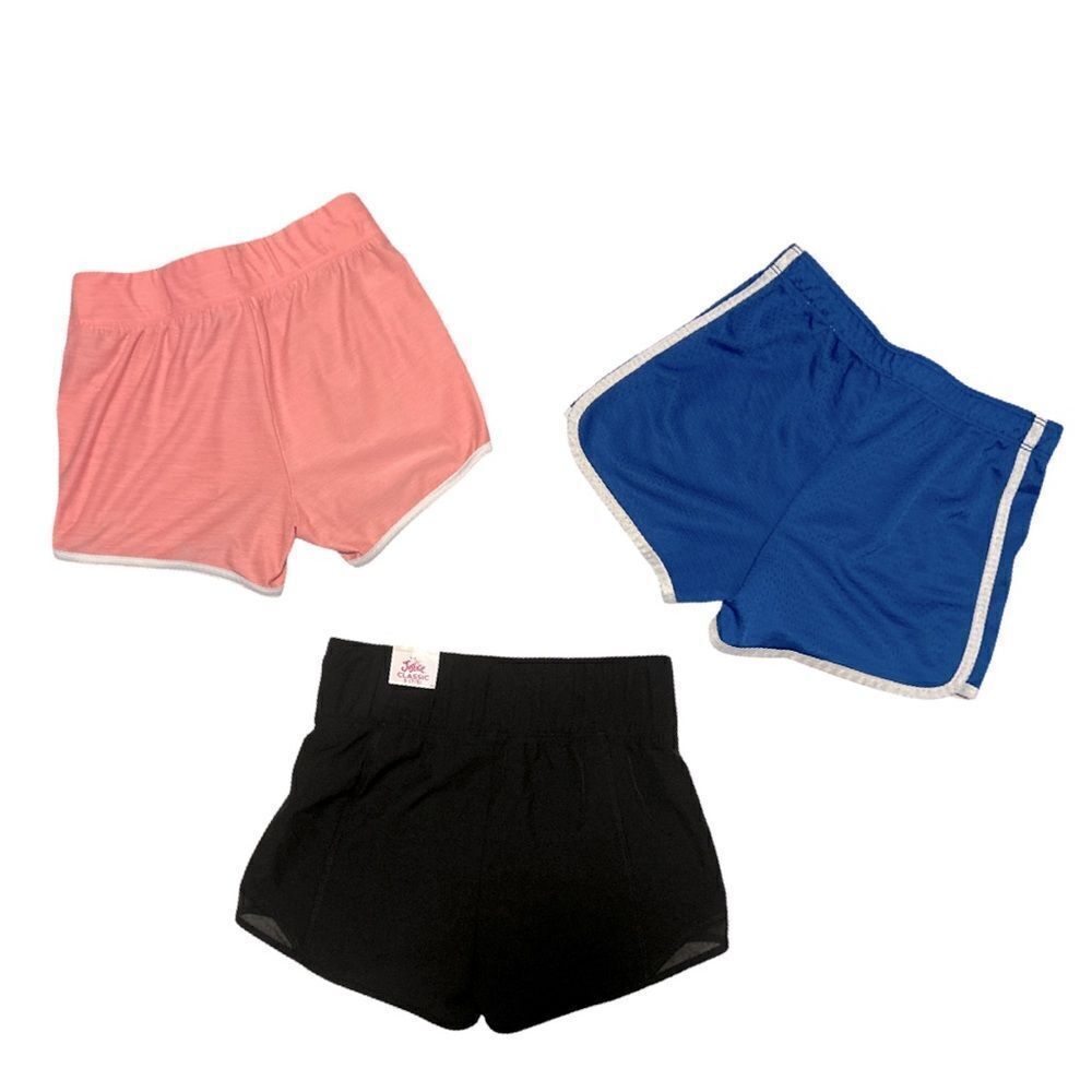 Justice Girls Bundle of 3 Athletic Shorts Sizes Small 7/8 and 8 - Picture 2 of 7